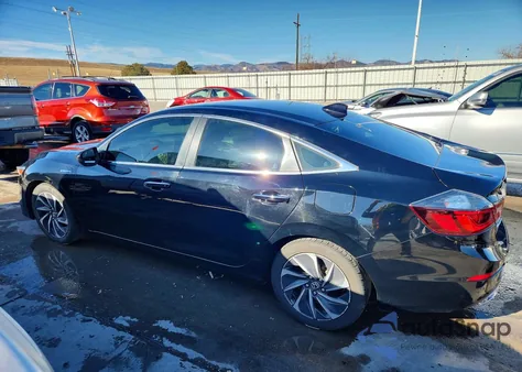 2019 Honda Insight Touring из США, поврежденный, VIN 19XZE4F95KE000088